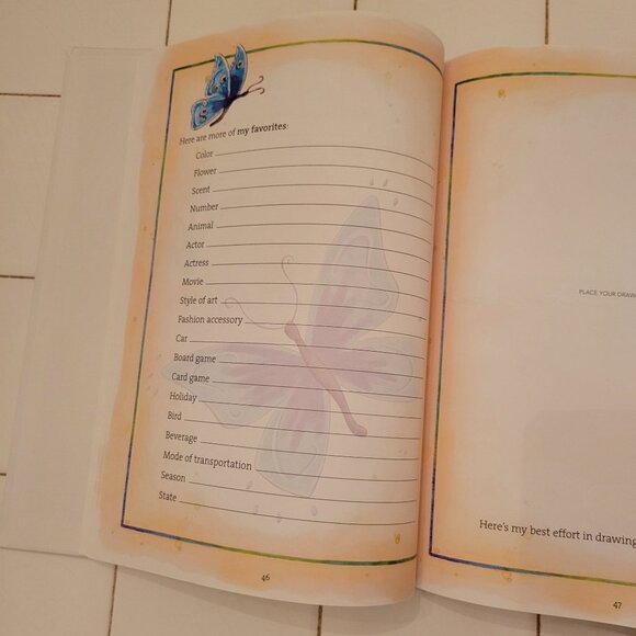 Grandmas Keepsake Journal A Book Of Memories Hopes For My Grandchild Baby Memory - Picture 10 of 12